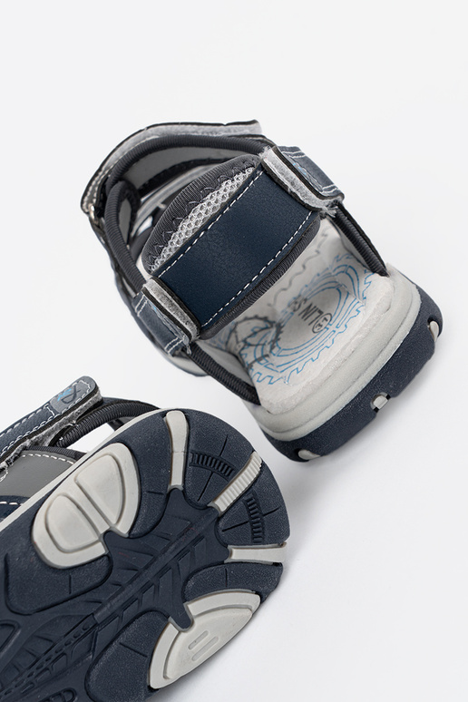 dark blue boyish sandals