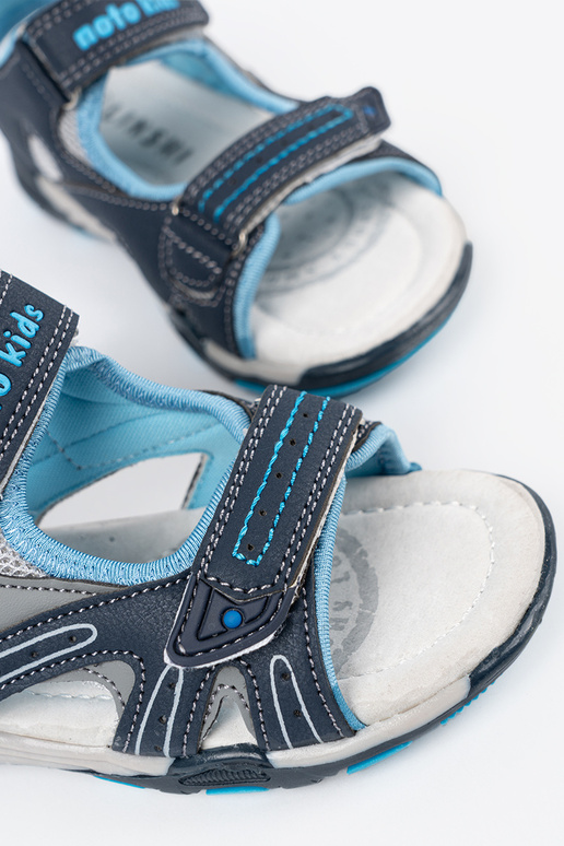 dark blue sandals boyish