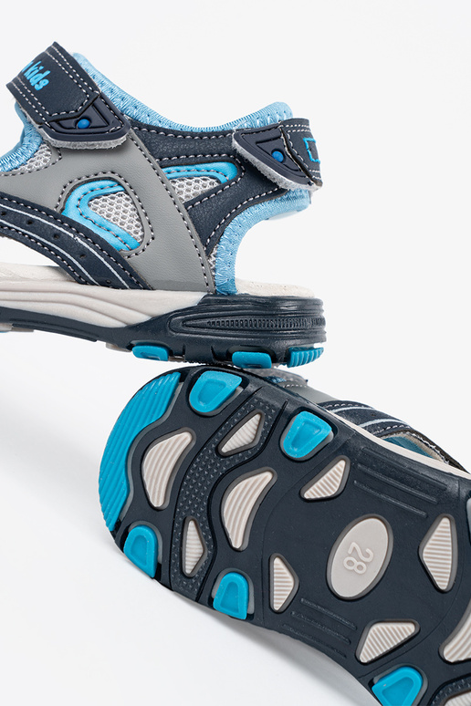 dark blue sandals boyish