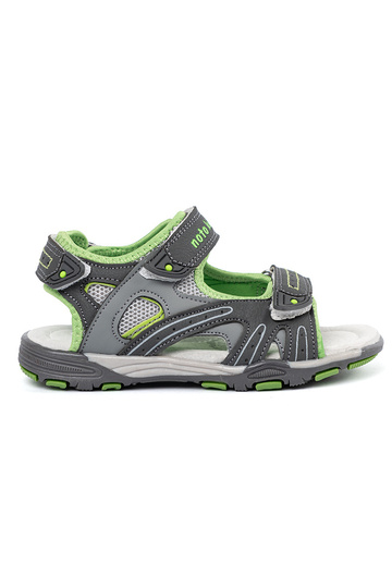 gray sandals boyish