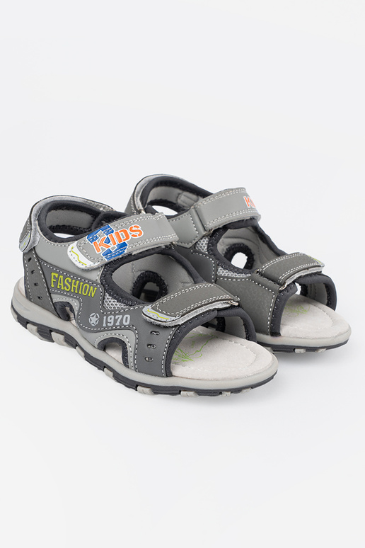 sandals gray chlopięce