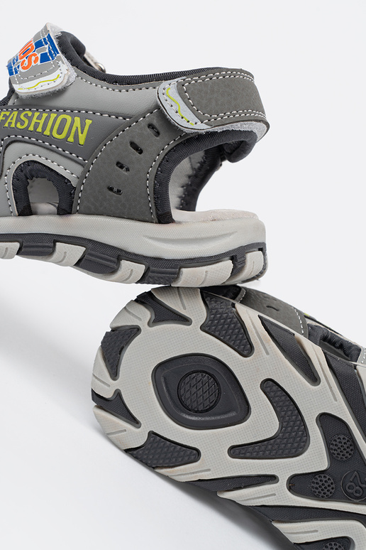 sandals gray chlopięce