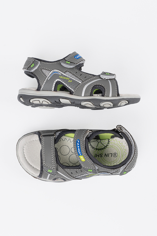 boys gray sandals