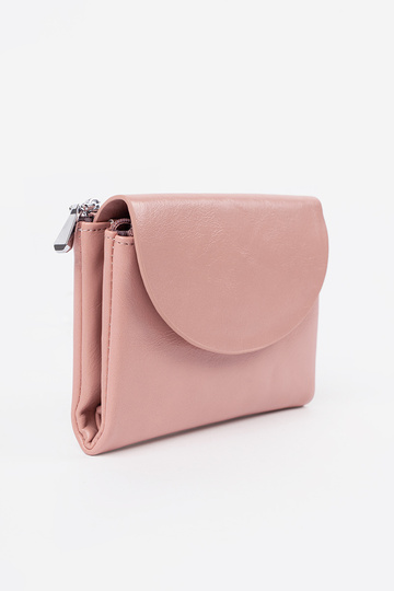 Różowy mały portfel damski 2