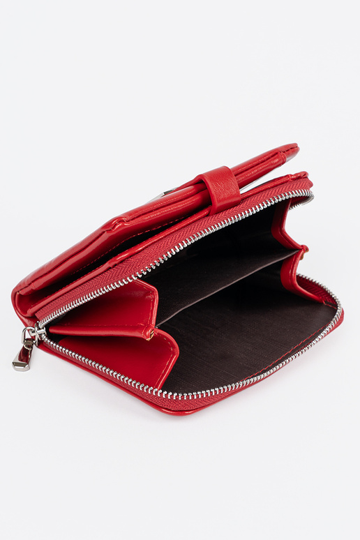 Czerwony elegancki portfel damski Czerwony elegancki portfel damski