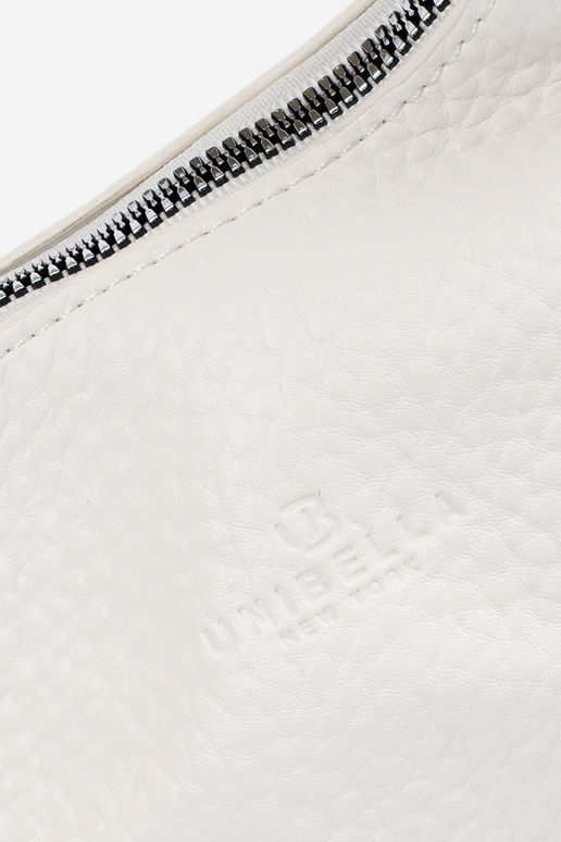 Small INhite Handbag z marszczoną rączką