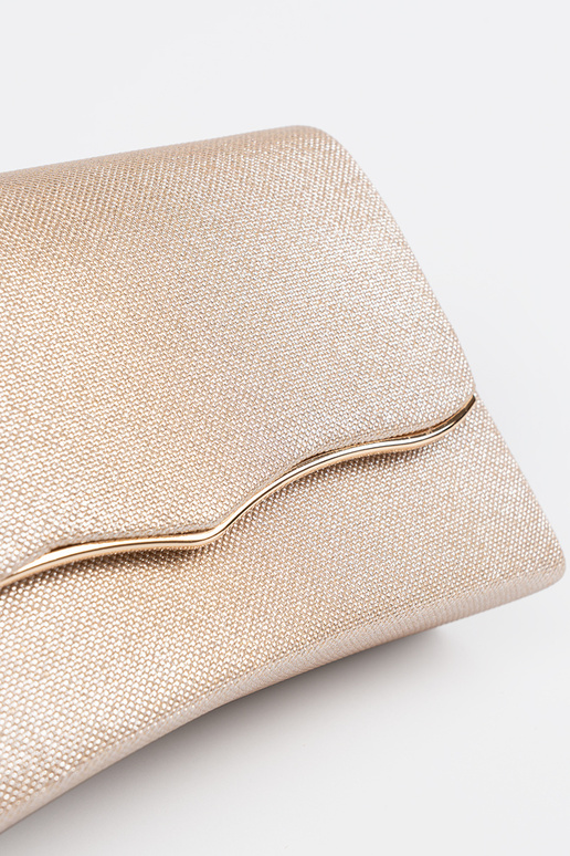 Mała złota torebka z łańcuszkiem