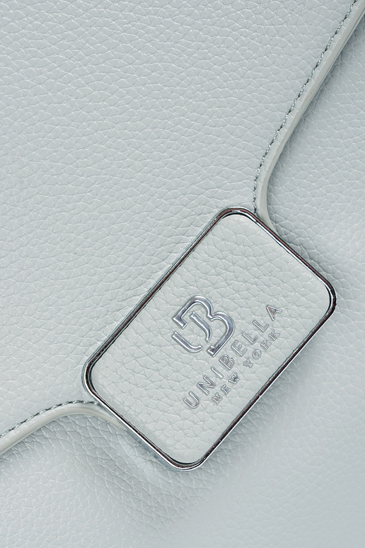 Handbag blue trunk z rączką i paskiem