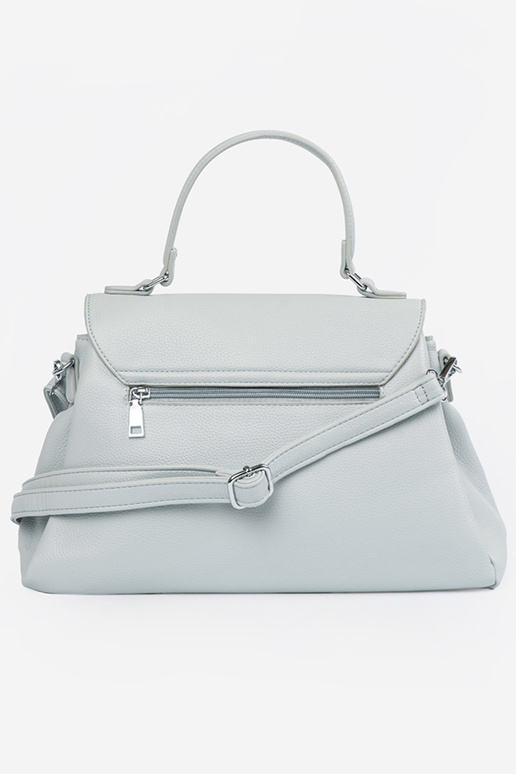 Handbag blue trunk z rączką i paskiem