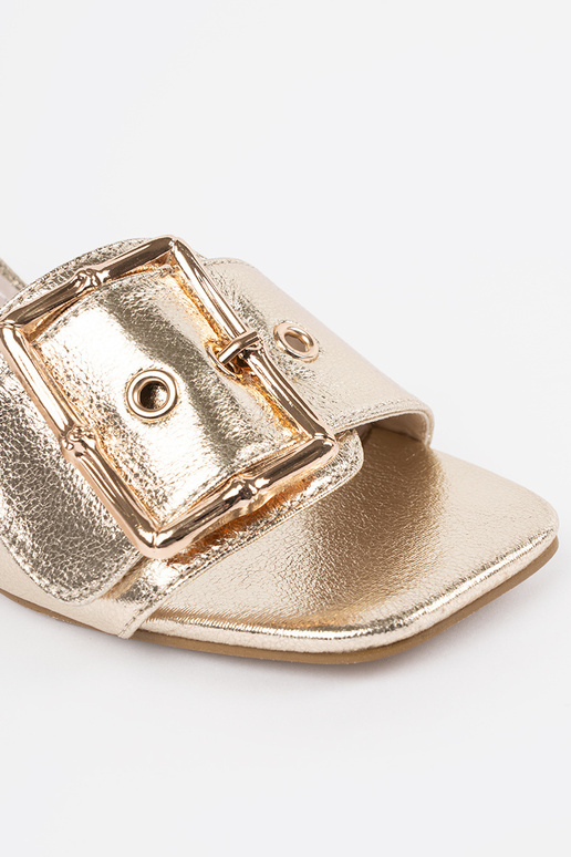 TIneedoIne golden slippers on the heel