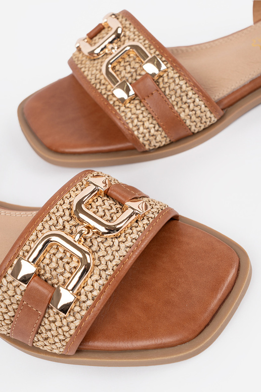 BroInn color sandals ze skórzaną... BroInn color sandals ze skórzaną...