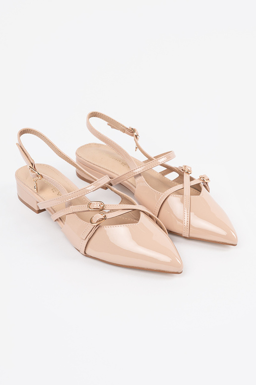 beige lacquered High heels Inith gold... beige lacquered High heels Inith gold...