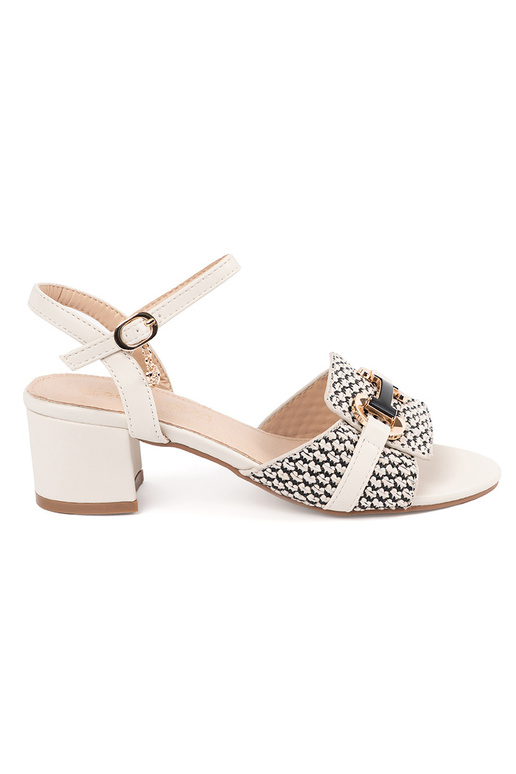 INhite color sandals Inomens na...