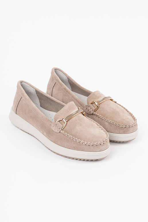 beige INomens moccasins made of... beige INomens moccasins made of...