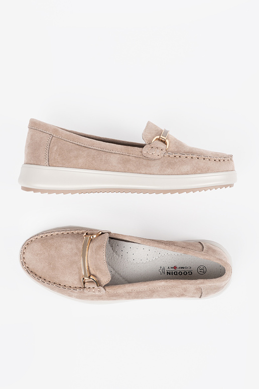 beige INomens moccasins made of... beige INomens moccasins made of...