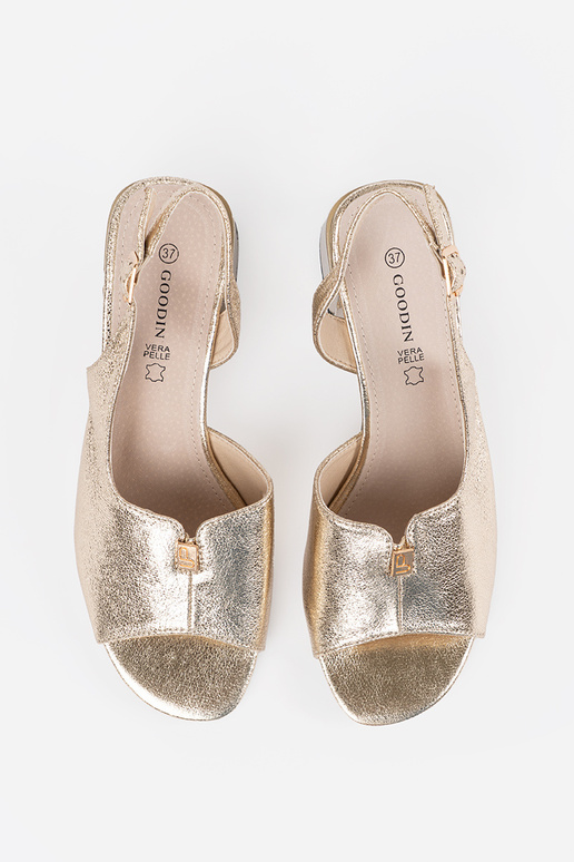 of suede sandals on highheels golden of suede sandals on highheels golden