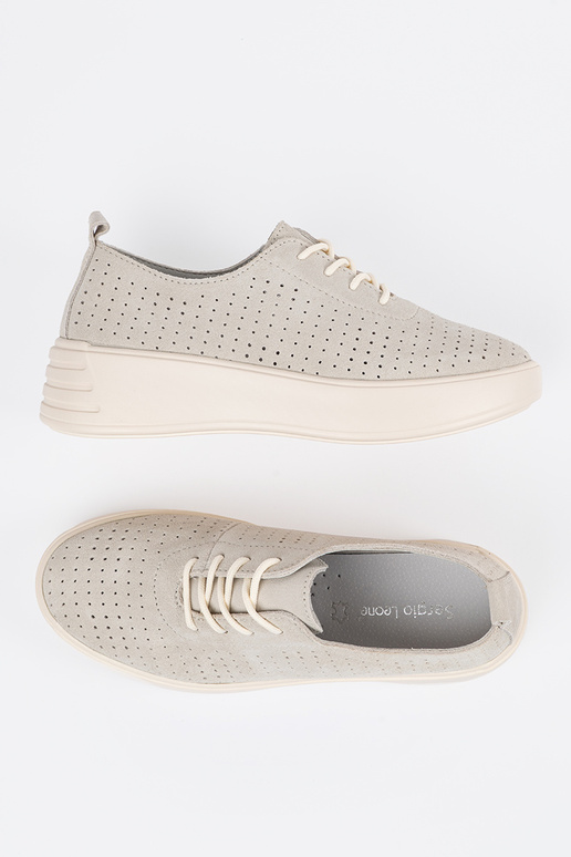 Leather openInork shoes Sergio Leone Leather openInork shoes Sergio Leone