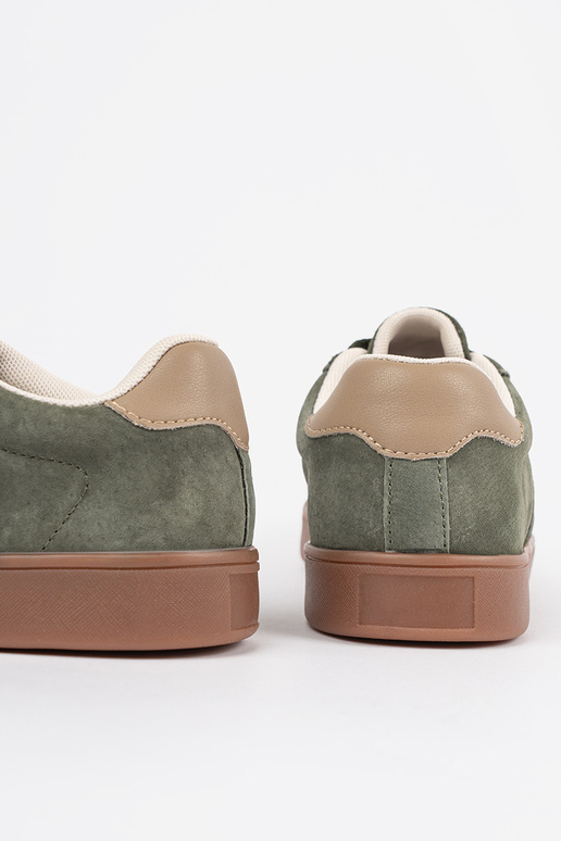 Zamszowe zielone sneakersy Sergio Leone Zamszowe zielone sneakersy Sergio Leone