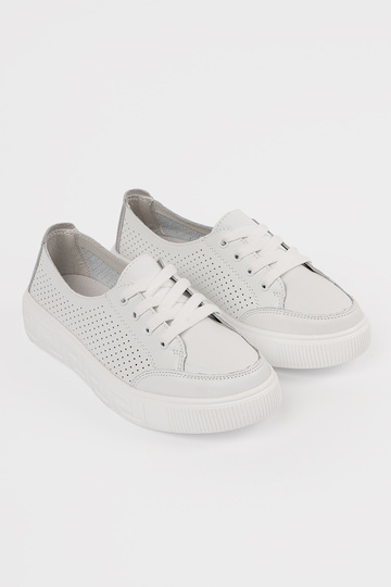 Białe sneakersy ażurowe... 2