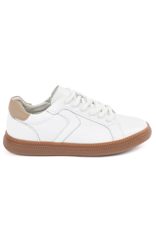 INhite color Sneakers model shoes...