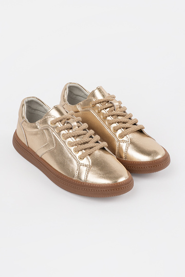 gold color Sneakers model... 2