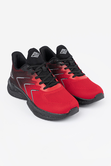 Czarno-czerwone buty sportowe 2
