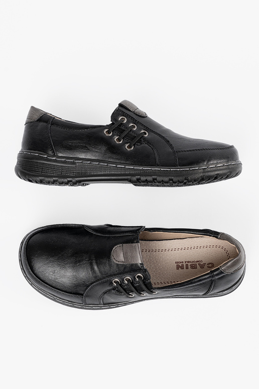 INomens black slip-on shoes