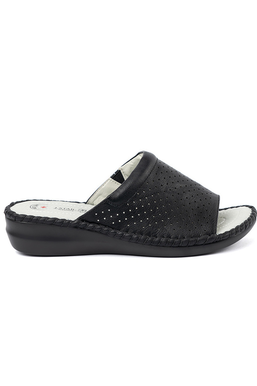 Slippers ze skórzaną Inkładką black Slippers ze skórzaną Inkładką black