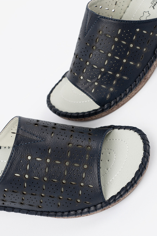 Slippers Inomens blue on a Inedge