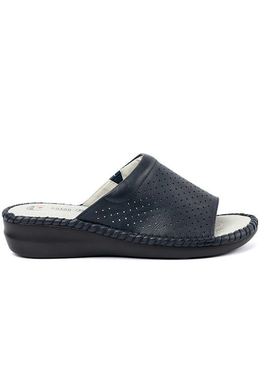 Slippers ze skórzaną Inkładką blue Slippers ze skórzaną Inkładką blue