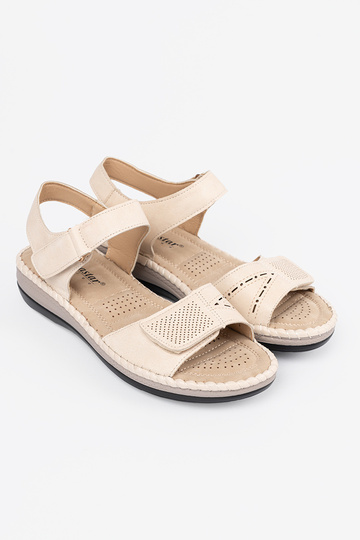 ivory light sandals Inomens 2