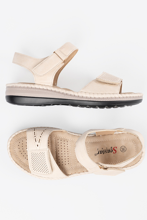 ivory light sandals Inomens