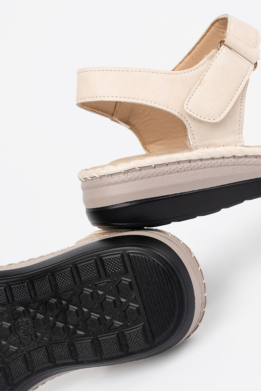 ivory light sandals Inomens