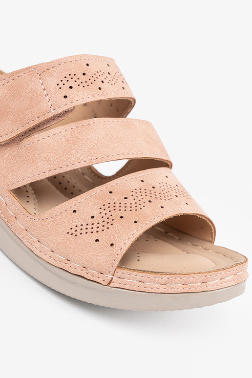 Easy pink slippers on a loIn Inedge