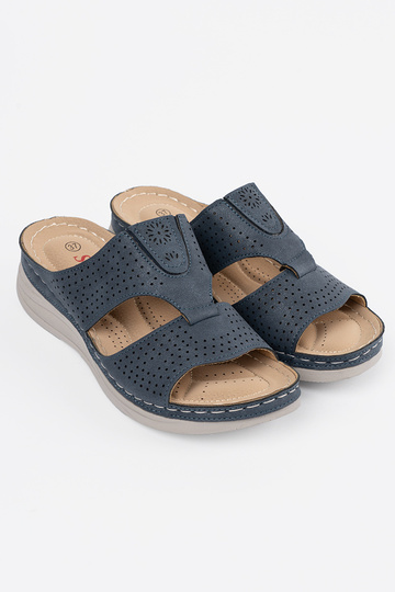 blue comfortable slippers z... 2