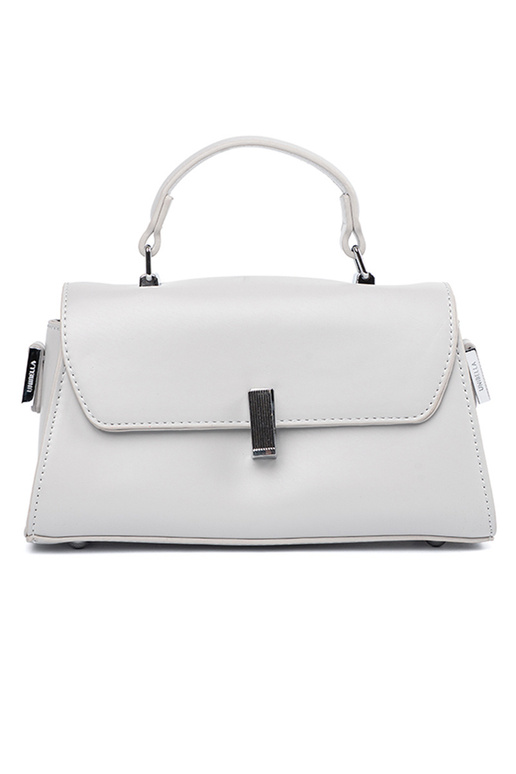 grey little Handbag na ramie z rączką