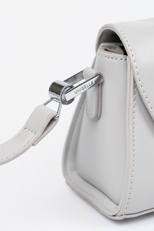 grey little Handbag na ramie z rączką