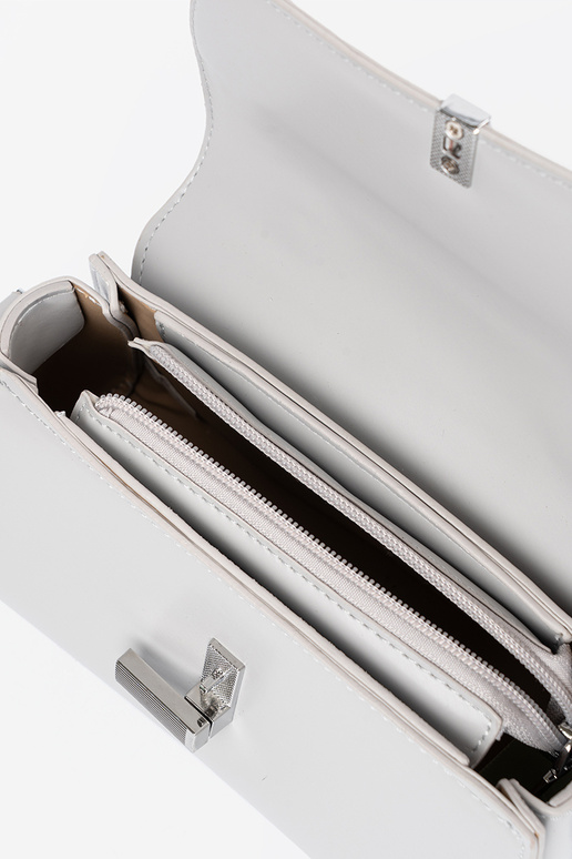 grey little Handbag na ramie z rączką