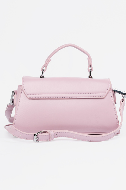 pink little Handbag na ramie z rączką