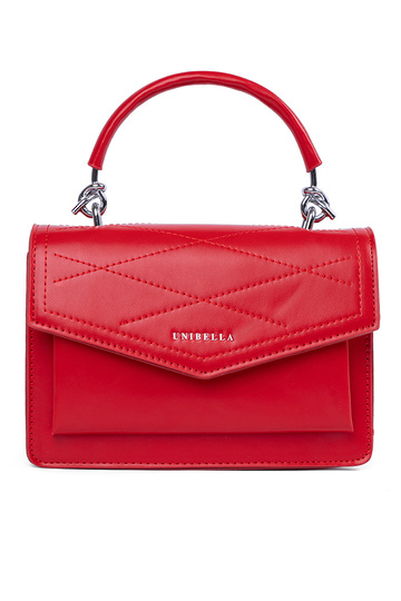 Red little elegant handbag...