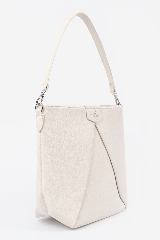 Handbag on shoulder brightlybeige