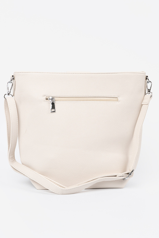 Handbag on shoulder brightlybeige