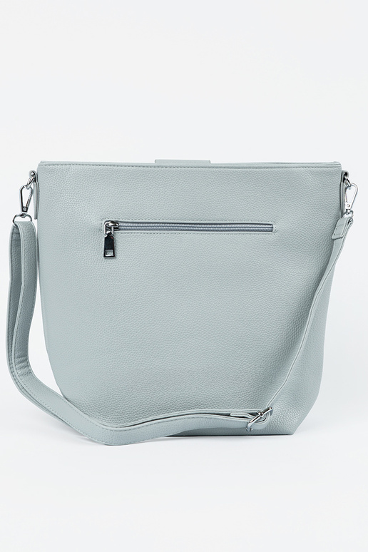 Handbag on shoulder blue