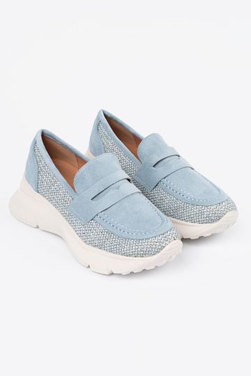 blue shoes on a thick sole 2