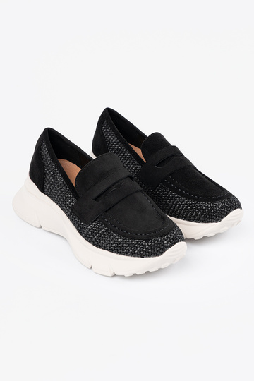 black shoes on a thick sole 2