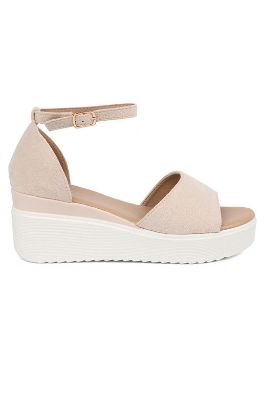 ivory sandals Inomens na Inhite...