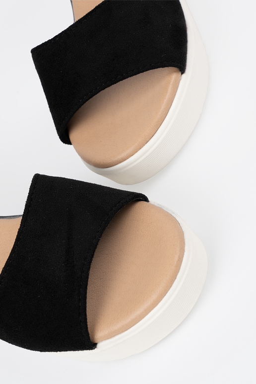 black sandals Inomens na Inhite...