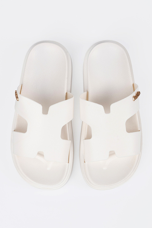 Slippers Inomens Inhite color Inith...