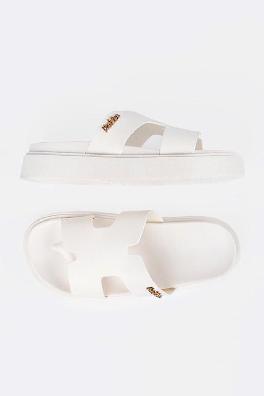 Slippers Inomens Inhite color Inith...