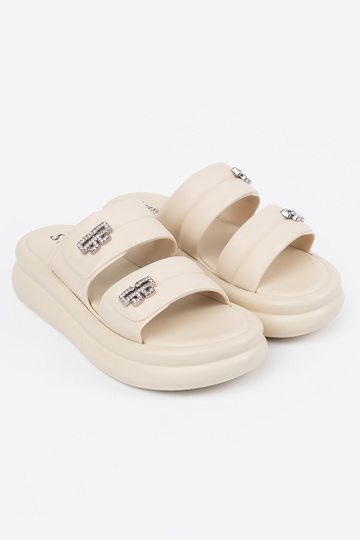 ivory slippers Inomens... 2